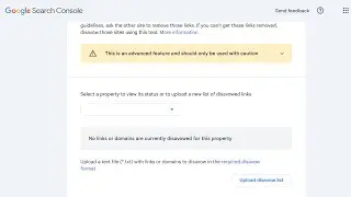 How to Access Google Disavow Links Tool