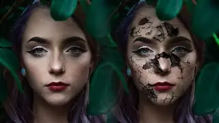 Crack Face Photo Manipulation  - Photoshop Tutorial 