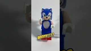 WHY is this LEGO Sonic Minifigure like THIS!? 😬