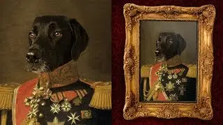 How To Make a Fun Oil Painting Pet Portrait in Photoshop