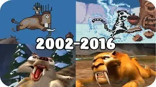 All Ice Age Video Games Evolution Compilation (2002 - 2016)