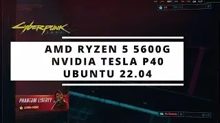 Benchmarking Cyberpunk 2077 2.0 in Linux | NVIDIA TESLA P40 | 1080P 1440P 4k