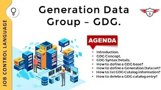 JCL Tutorial: Generation Data Group (GDG), IBM Generation Data Group, JCL - GDGs, Mainframe gdgs.