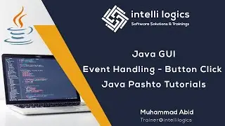 73. Java GUI - Event Handling Button Click - Pashto