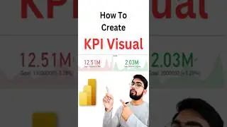 How To Create a KPI visual in Power BI  