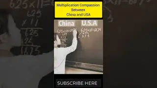 Multiplication Compassion Between China and USA 