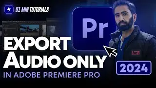 How to Export Audio Only in Adobe Premiere Pro 2024 | Export MP3 File Premiere Pro Tutorials