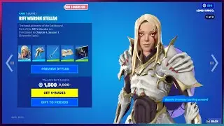 (Fortnite item shop) New rift warden stellan set 1/18/23