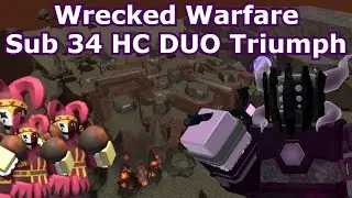 Wrecked Warfare DUO Hardcore Triumph | Tower Defense Simulator