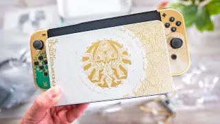 New Nintendo Switch OLED Tears of the Kingdom Edition Unboxing & Review! | Raymond Strazdas