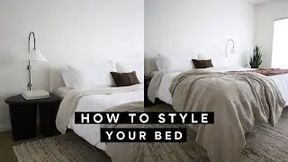 HOW TO STYLE YOUR BED! BEDDING ESSENTIALS YOU NEED!