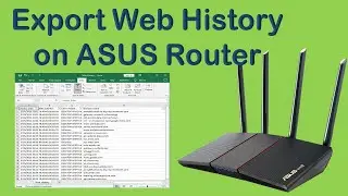 Export Web History on ASUS Router