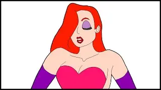 JESSICA RABBIT INKTOBER 2020 MOMMY GIANTESS MUSCLE BOOBS GROWTH UNAWARE POV CITY ATTACK CRUSH