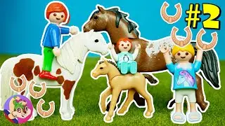 Семья Фогель на лошадиной ферме 🐴🤠 История фермы Часть 2 | Playmobil Film