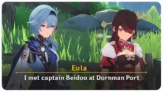 Eula and Beidou Become Friends (Cutscene) Alchemical Ascension Event | Genshin Impact 4.5