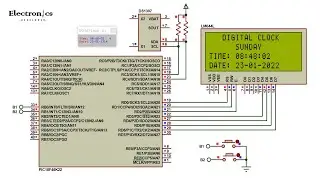 Interfacing DS1307 RTC With PIC18F46K22 Microcontroller | Electronics Developer