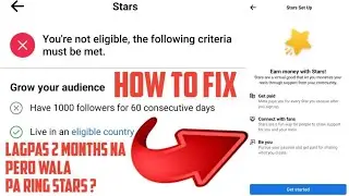 PAANO MAG ENABLE NG STARS SA FACEBOOK PAGE/PROFILE KAHIT 1000 FOLLOWERS NA CRITERIA NOT MET PA RIN