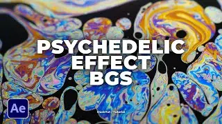 Create Liquid Psychedelic Backgrounds in Adobe After Effects | Tutorial