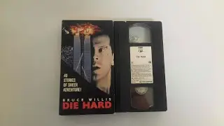 Opening and Closing to Die Hard 1989 VHS 60fps