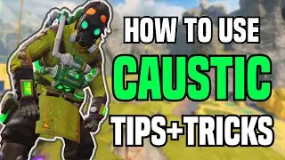 🧪#1 BEST CAUSTIC GUIDE (TIPS and TRICKS + in depth STRATS + STATS) Apex Legends Mobile