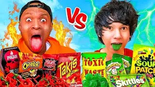 Eating The World's SPICIEST vs SOUREST FOODS