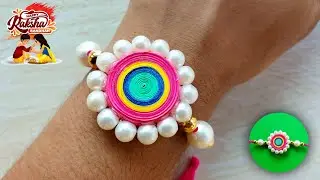 DIY Beautiful Rakhi making at home || How to make Rakhi || handmade rakhi easy