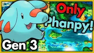 Can I Beat Pokemon Emerald with ONLY PHANPY? 🔴 Pokemon Challenges ► NO ITEMS IN BATTLE