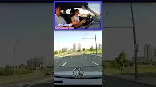 РАЗВОРОТ на широком перекрестке 