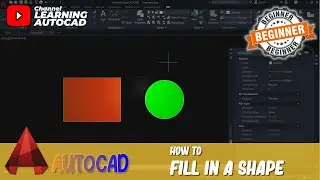 AutoCAD How To Fill In A Shape