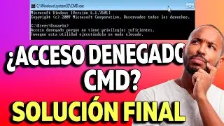 ERROR acceso DENEGADO porque no tiene PRIVILEGIOS|Quita así el acceso denegado en CMD 2023-2024-2025