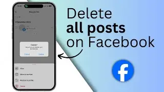 How to delete all post on Facebook