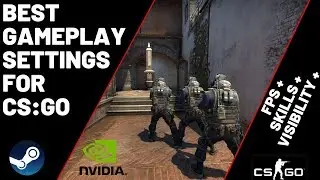 CS:GO - Settings for Best FPS - Visibility - Nvidia Graphic - Launch Options - Resolution - 2019