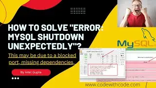 [FIXED] XAMPP Error: MySQL shutdown unexpectedly | Repair Corrupted Database