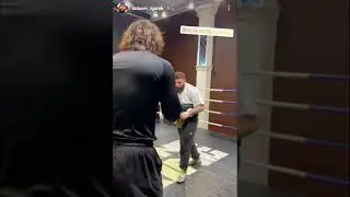 Вагаб Вагабов на жесткой и интенсивной тренировке по ударке 🔥