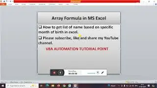 #how to get a list of matched rows or values in excel using array  formula # address in excel#