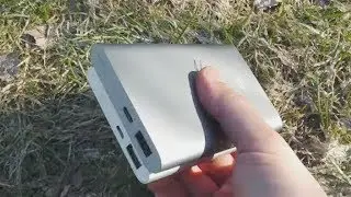 Power bank Xiaomi 10000 Mi PRO mah USB type-C + quick charge сравнение с 5000 мАч