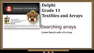 7. Linear search with a for loop