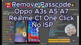 how to remove passcode oppo A5 A7 A3s Realme C1 in EDL Mode no ISP by unlock tool 2024