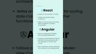 React Vs Angular 🤔   #shorts