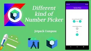 How to Make Number Picker in Jetpack Compose | Android | Kotlin | Make it Easy