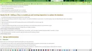 HandsOn6 Django models and migrations part1