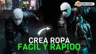 🤯 ESTE ADDON para BLENDER te SORPRENDERA! SIMPLY CLOTH ADDON