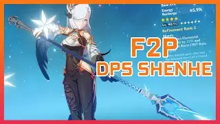 C0 Shenhe With The Catch R5 | F2P DPS Build Genshin Impact