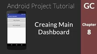 Android Tutorial 8 : Creating a Dashboard