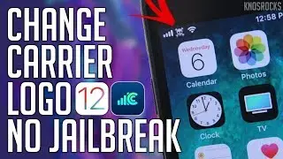 How To Change Carrier Logo On iOS 12.1.2 - 12 No Jailbreak / PC iPhone iPad