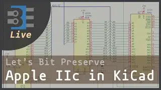 Apple IIc Schematic in KiCad 7 - Part 3