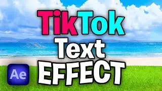 How To Make Viral TikTok Text Effect In After Effects