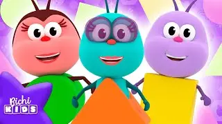 Las Formas 🟣🟩🔶 @Bichikids 🐞 Canciones para niños | El Reino Infantil