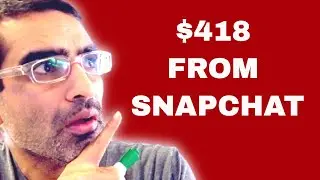 Snapchat Spotlight Paid Me $418 For ONE Video (Snapchat Earnings)