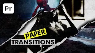 Paper Rip Matte Transitions Pack For Premiere Pro